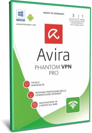 Avira Phantom VPN Pro v2.34.3.23032 Preattivato - ITA