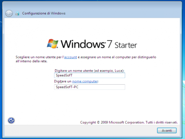 Microsoft Windows 7 Sp1 Starter (x86) - Dicembre 2019 - Ita