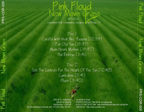 Pink Floyd [1971.10.17] New Mown Grass (PinkRoioShn-008) - Back Cover.jpg
