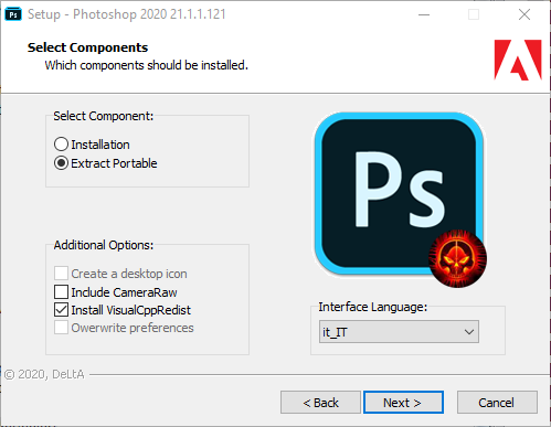 Adobe Photoshop 2020 v21.1.3.190 AIO (Preattivato + Portable)  64 Bit - ITA