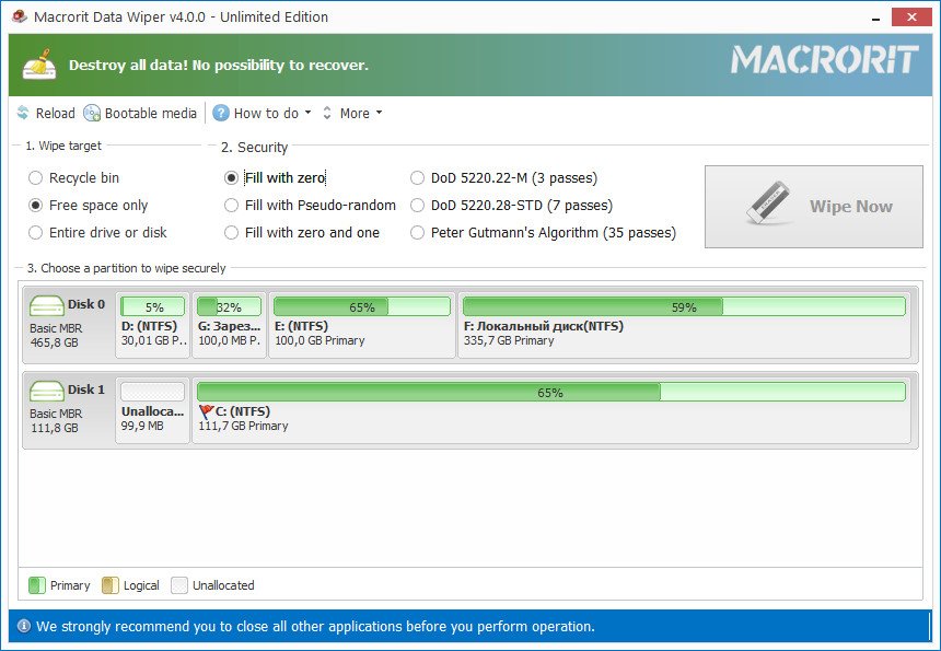 Macrorit Data Wiper 6.9 for windows download