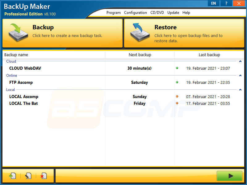 BackUp Maker Professional 8.303 Multilingual Bxkc