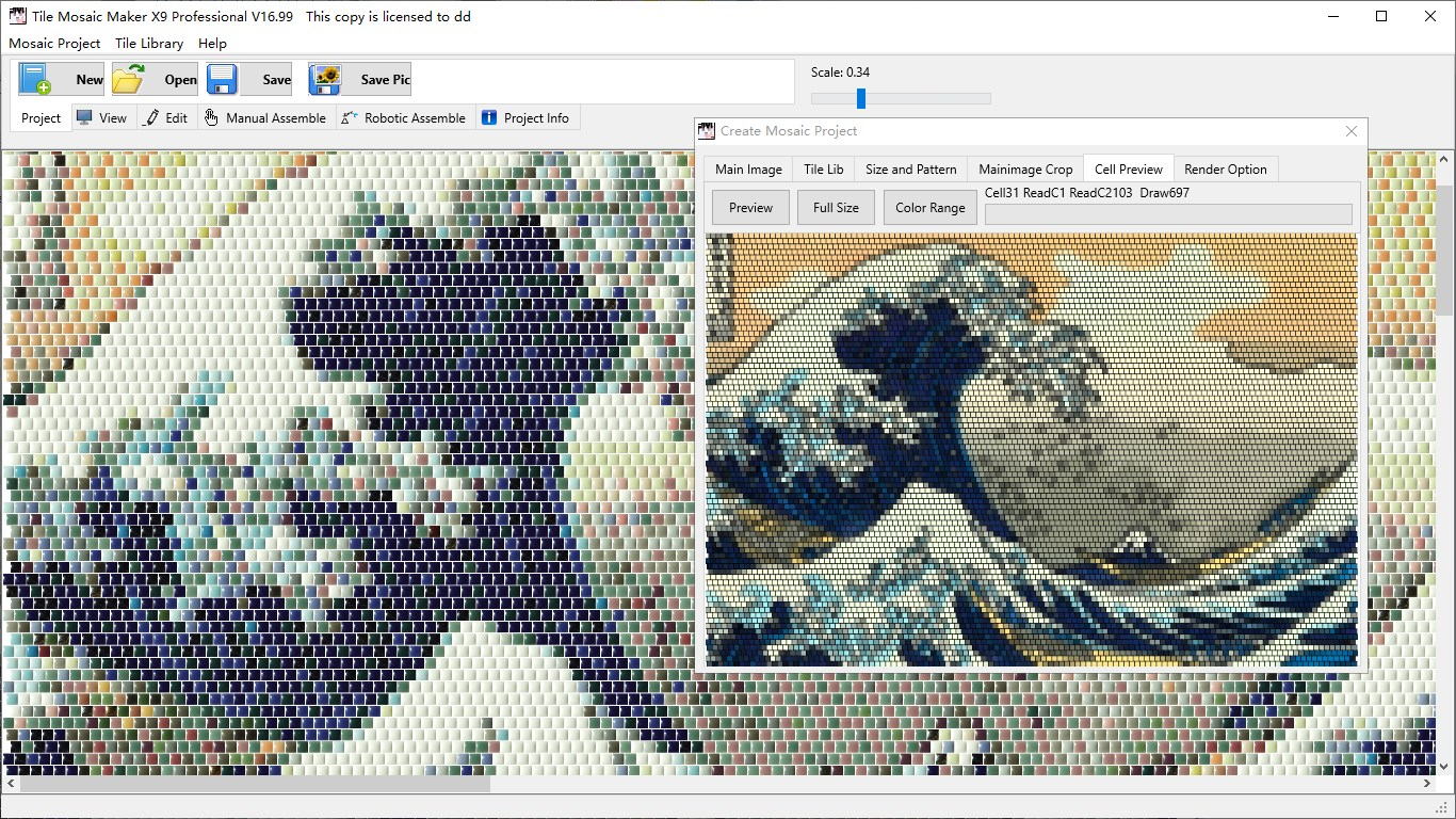 Tile Mosaic Maker X9 Professional Edition v17.13 Flrc