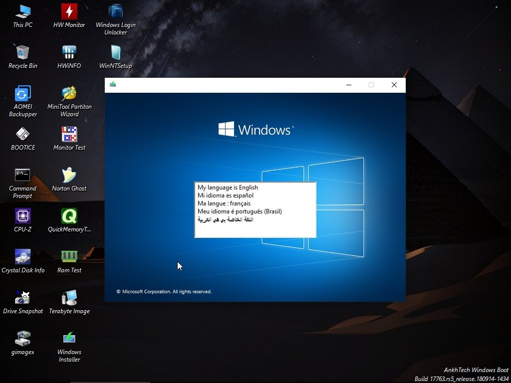 Windows 10 22H2 Build 19045.4291 (x64) Multilingual Ankh Tech Fltc