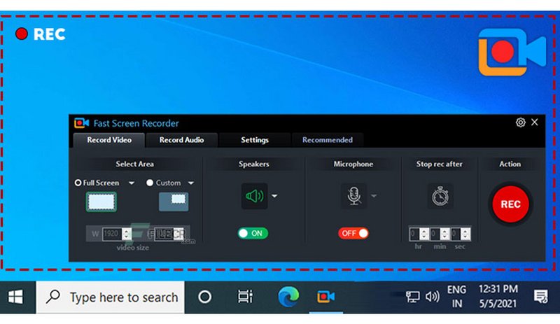 Fast Screen Recorder 2.0.0.0 Multilingual Portable HDkc