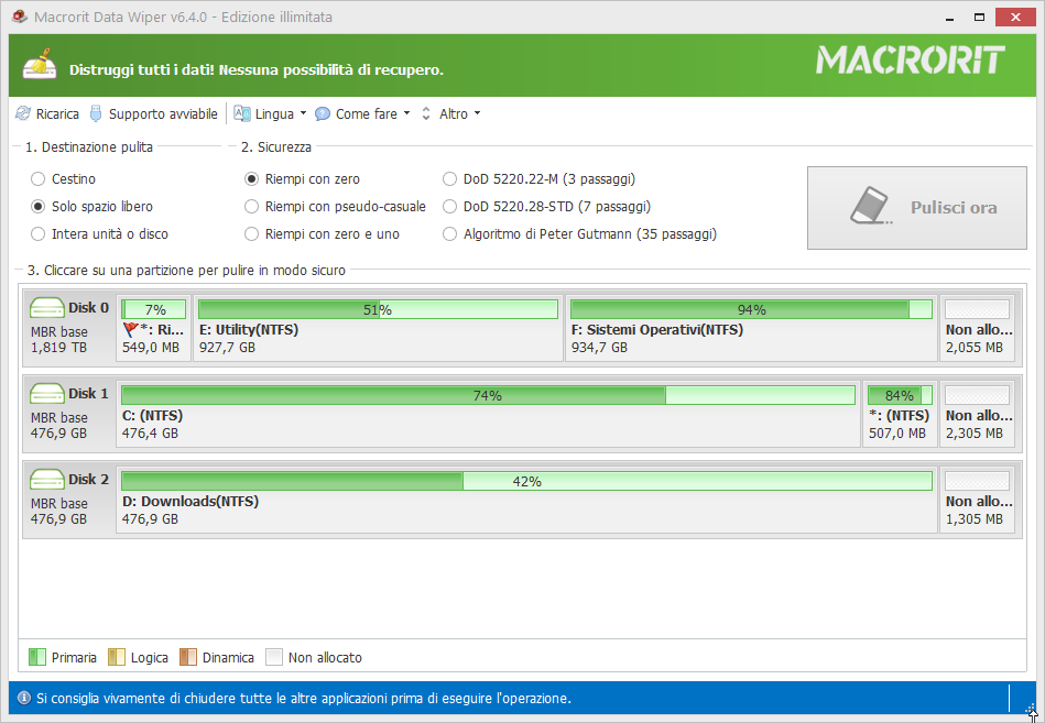 instaling Macrorit Data Wiper 6.9