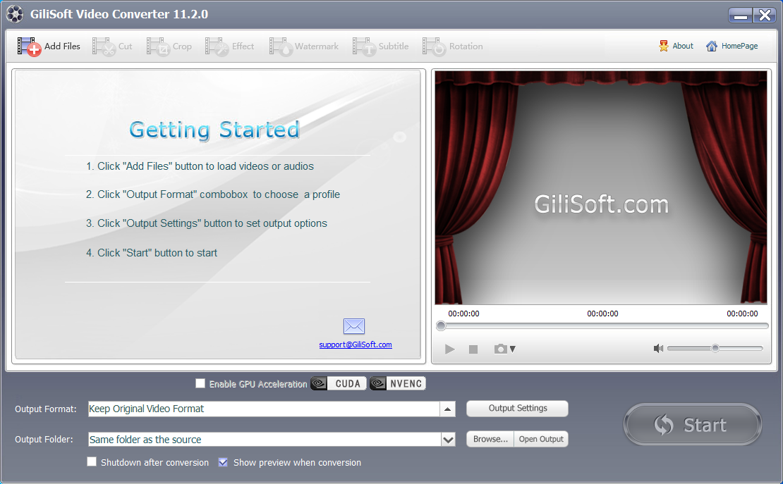 GiliSoft Video Converter 11.3