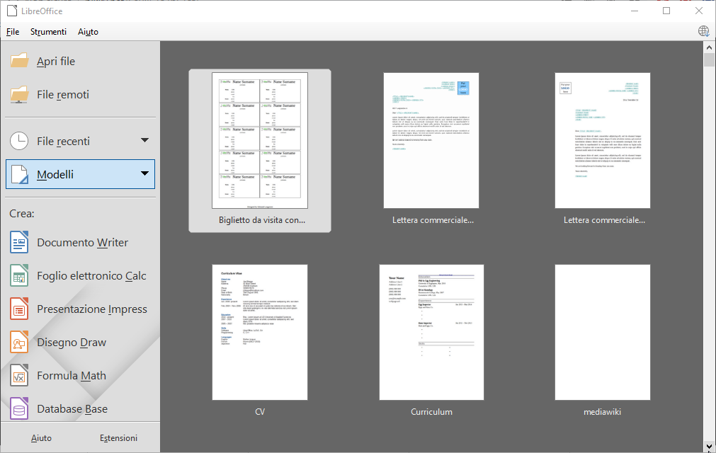 LibreOffice v24.2.3.2 - ITA