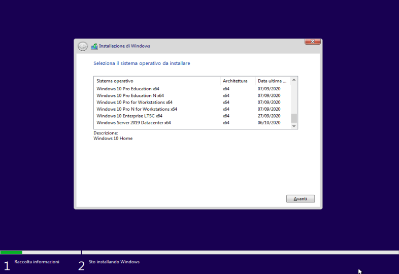 Microsoft Windows 10 AIO (27 Edizioni in 1 ISO) - Settembre 2020 - ITA