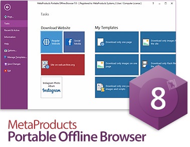 MetaProducts Portable Offline Browser v8.2.4914 - ITA