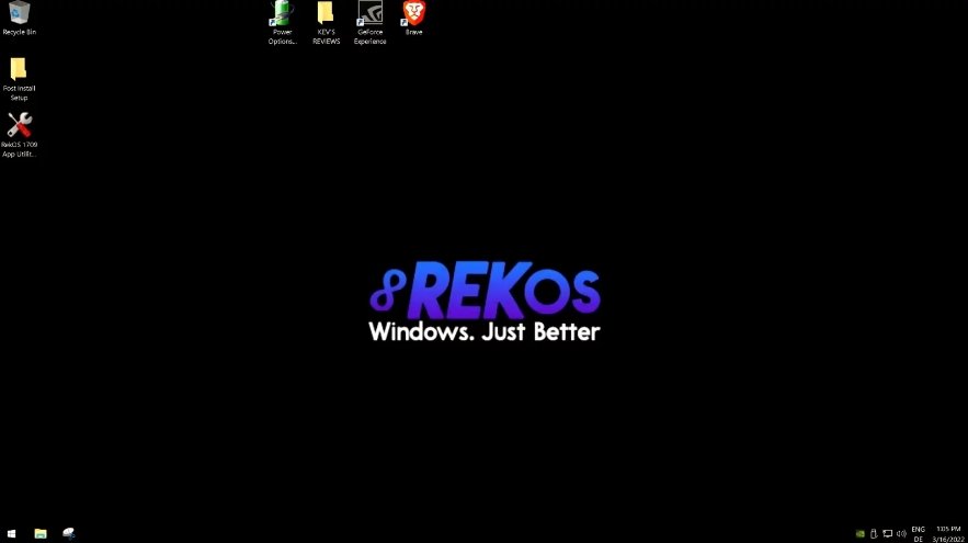 Windows 10 Version 1709 RekOS v0.4 (Stable) x64 Lite Jqnc