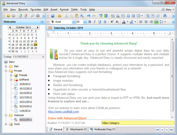 CSoftLab Advanced Diary sc.png
