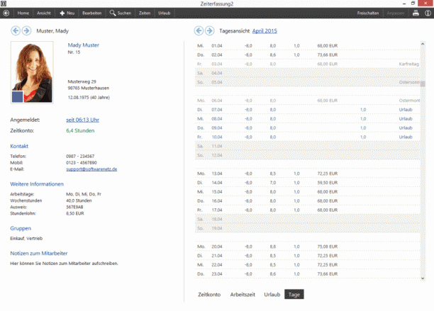 Softwarenetz Time registration.gif