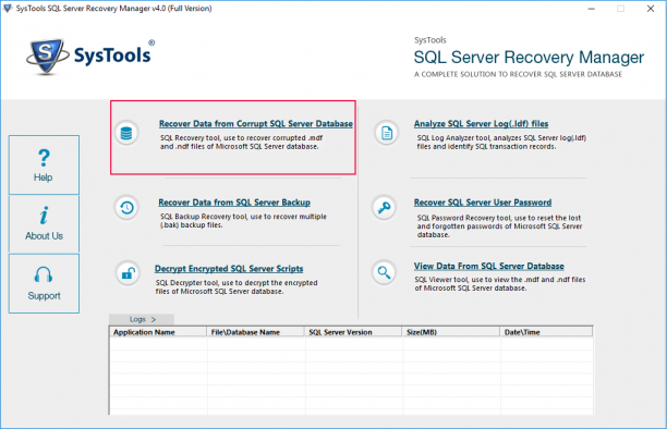 SysTools SQL Server Recovery Manager sc.png