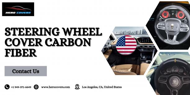 Steering Wheel Cover Carbon Fiber