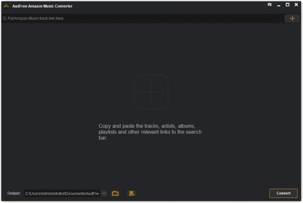AudFree Amazon Music Converter screen.PNG