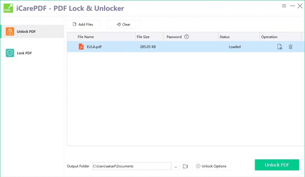 iCarePDF - PDF Lock Unlocker sc.png