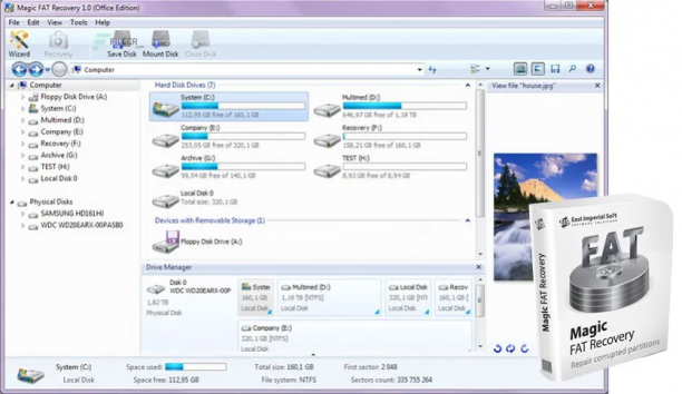 East Imperial Magic NTFS  FAT Recovery screen.png