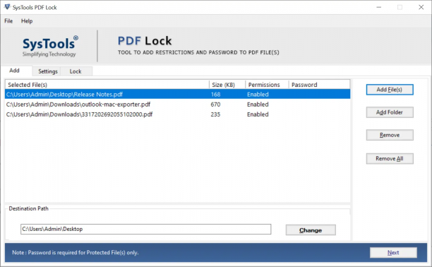 SysTools PDF Lock sc.png