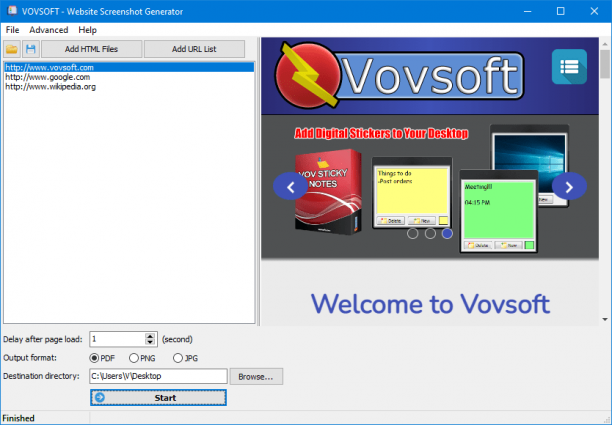 VovSoft Website Screenshot Generator sc.png