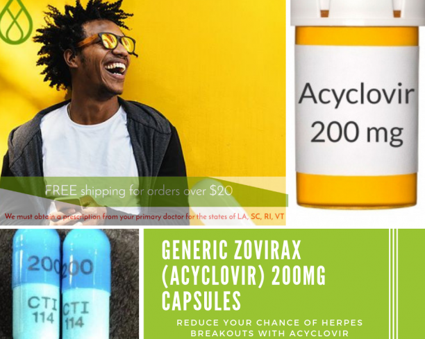 Generic Zovirax (Acyclovir) 200mg Capsules.png