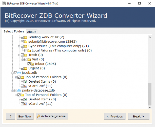 BitRecover PST to Zimbra Wizard sc.png