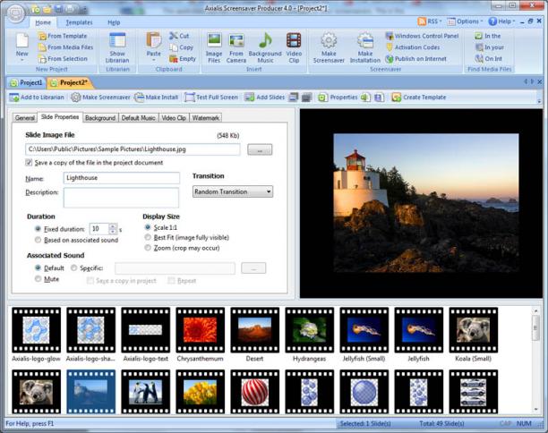 Axialis Screensaver Producer sc.jpg