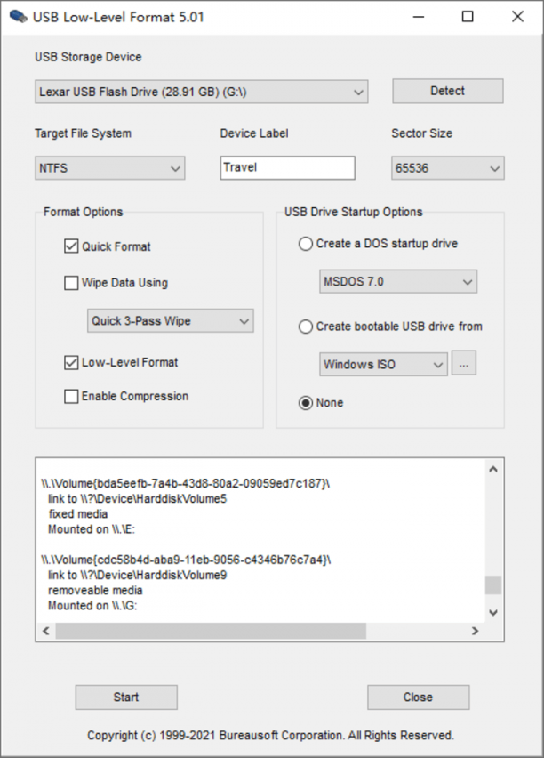 USB Low-Level Format Pro screen.png