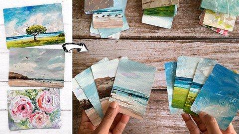 Create Your Own Landscape Painting Prompt Cards