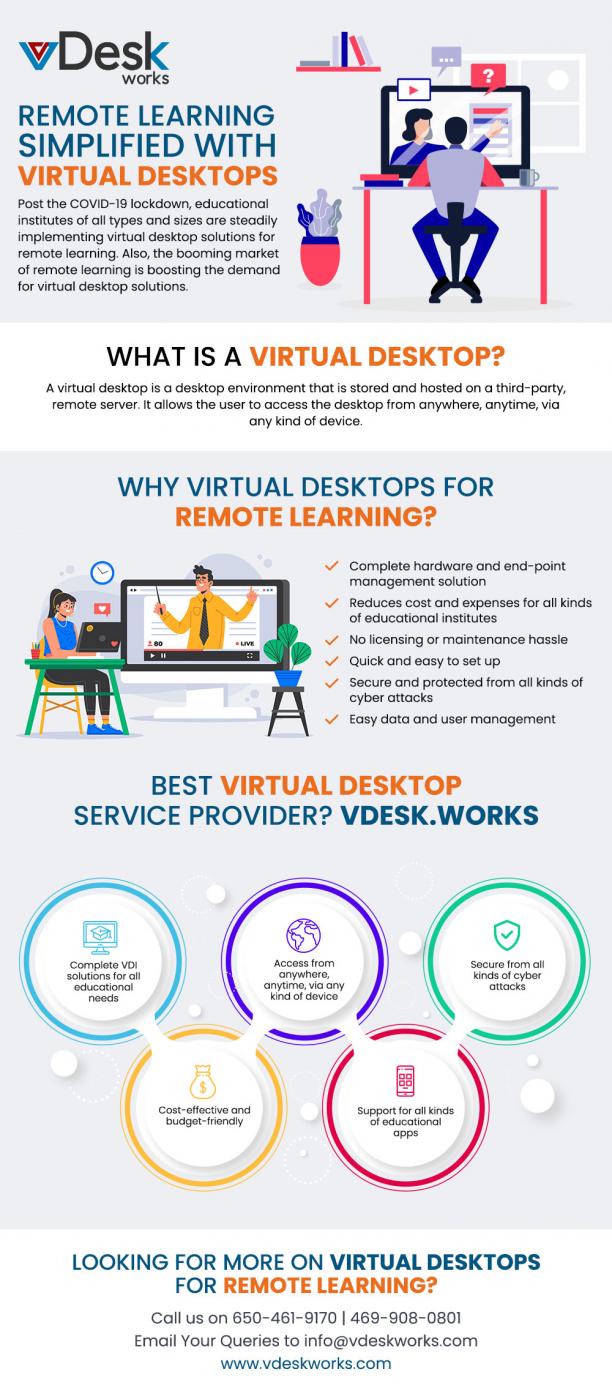 Remote Learning with Simplified With Virtual Desktops