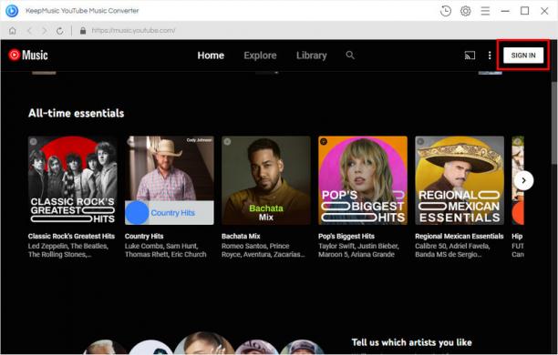 KeepMusic YouTube Music Converter screen.jpg