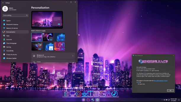 Windows 11 X-Lite Neon Nights screen.png