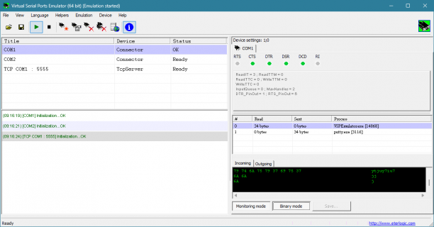 Eterlogic Virtual Serial Ports Emulator sc.png
