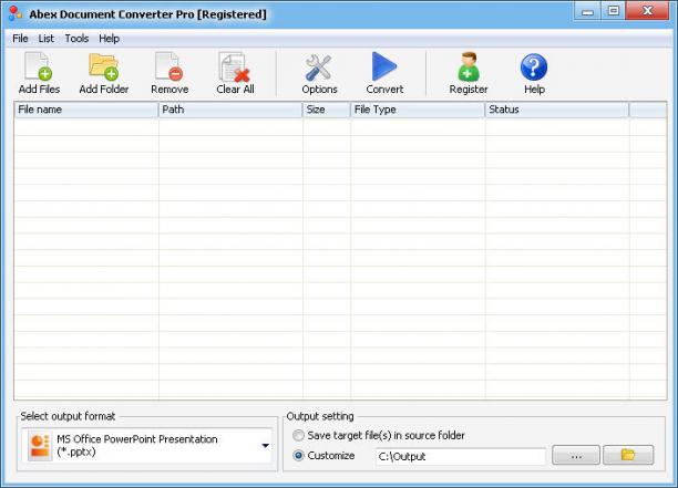Abex Document Converter Pro screen.jpg