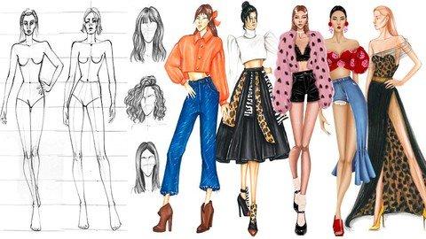Fashion Drawing Course from Beginner to Advanced