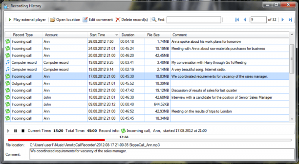 Amolto Call Recorder Premium for Skype screen.png