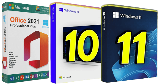 Windows 11 & Windows 10 AIO 32in1 + Office 2021 Pro Plus Multilingual April 2024 Zqqc