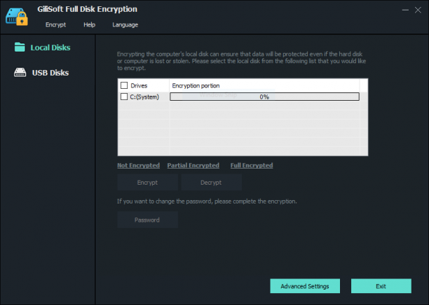 GiliSoft Full Disk Encryption screen.png