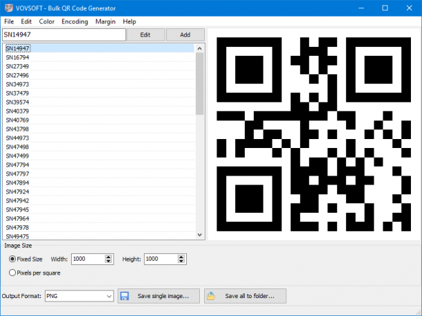VovSoft Bulk QR Code Generator screen.png