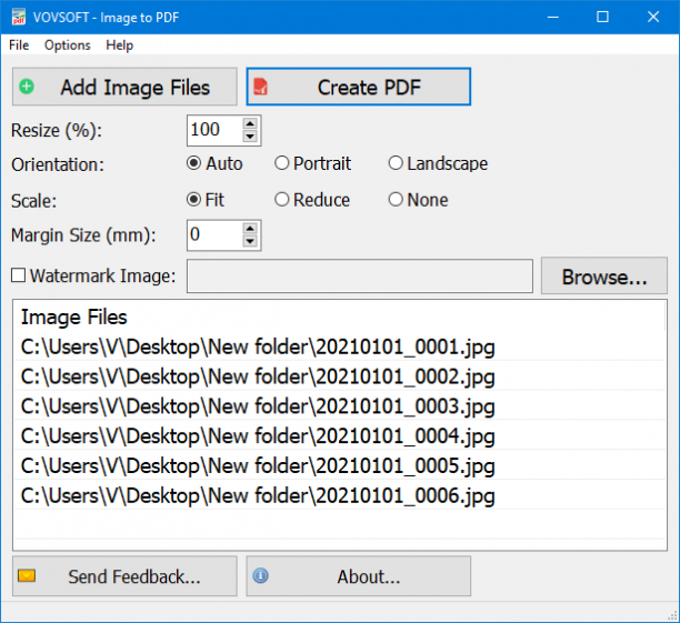 VovSoft Image to PDF Converter screen.png