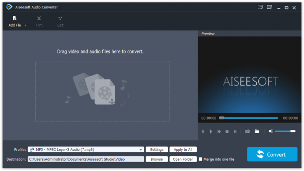 Aiseesoft Audio Converter screen.PNG