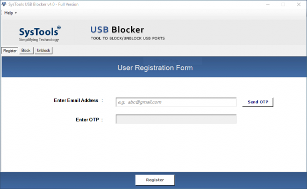 SysTools USB Blocker screen.png