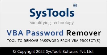 SysTools VBA Password Remover 7.2