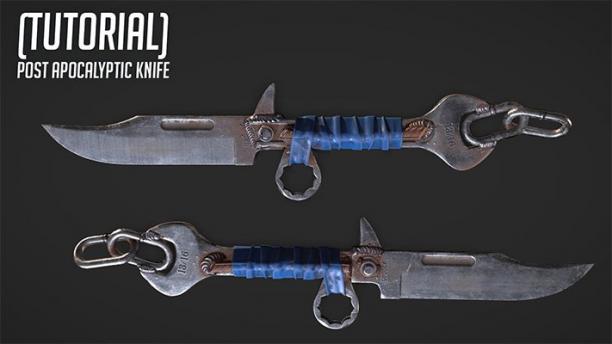 Post Apocalyptic Knife: Game Asset