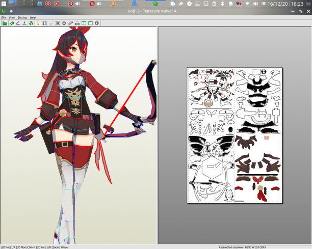 Pepakura Designer screen.png