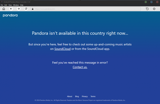 Ondesoft Pandora Music Converter sc.PNG