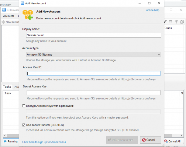NetSDK Software S3 Browser Pro screen.png