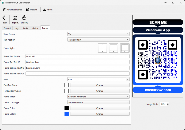 TweakNow QR Code Maker sc.png