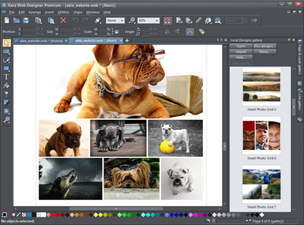 Xara Web Designer Premium screen.png