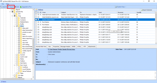 SysTools MSG Viewer Pro sc.png